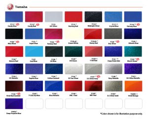 Motorcycle Colors – Samurai Paint Malaysia