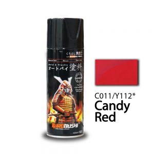 C011 y112 candy red samurai spray paint